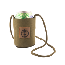 Load image into Gallery viewer, Crows Nest Coozie in Green Neoprene by Treefort Lifestyles.