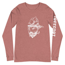 Load image into Gallery viewer, Schrock Long Sleeve shirt in Heather Mauve by Treefort Lifestyles.