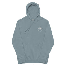 Load image into Gallery viewer, Hide Out Hoodie in Slate Blue by Treefort Lifestyles.