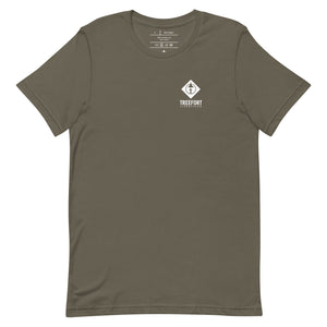 Employee Tee in Army Green by Treefort Lifestyles.