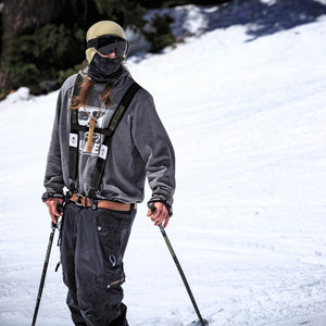 Bret Skiing with the General Suspenders | Treefort Lifestyles