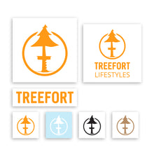 Load image into Gallery viewer, Orange vinyl sticker pack by Treefort Lifestyles