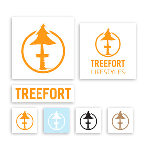 Orange vinyl sticker pack by Treefort Lifestyles