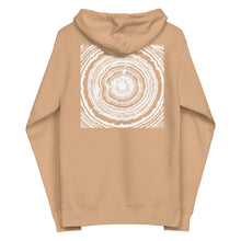 Load image into Gallery viewer, Dendro Zip Hoodie in Sandstone (back) by Treefort Lifestyles.