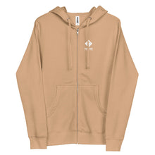 Load image into Gallery viewer, Dendro Zip Hoodie in Sandstone by Treefort Lifestyles.