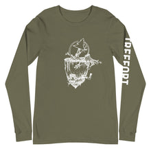 Load image into Gallery viewer, Schrock Long Sleeve shirt in Military Green by Treefort Lifestyles.