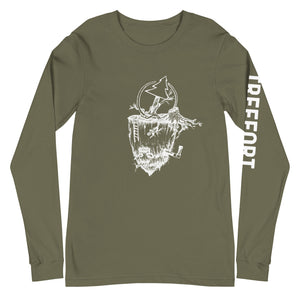 Schrock Long Sleeve shirt in Military Green by Treefort Lifestyles.