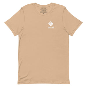 Employee Tee in Tan by Treefort Lifestyles.